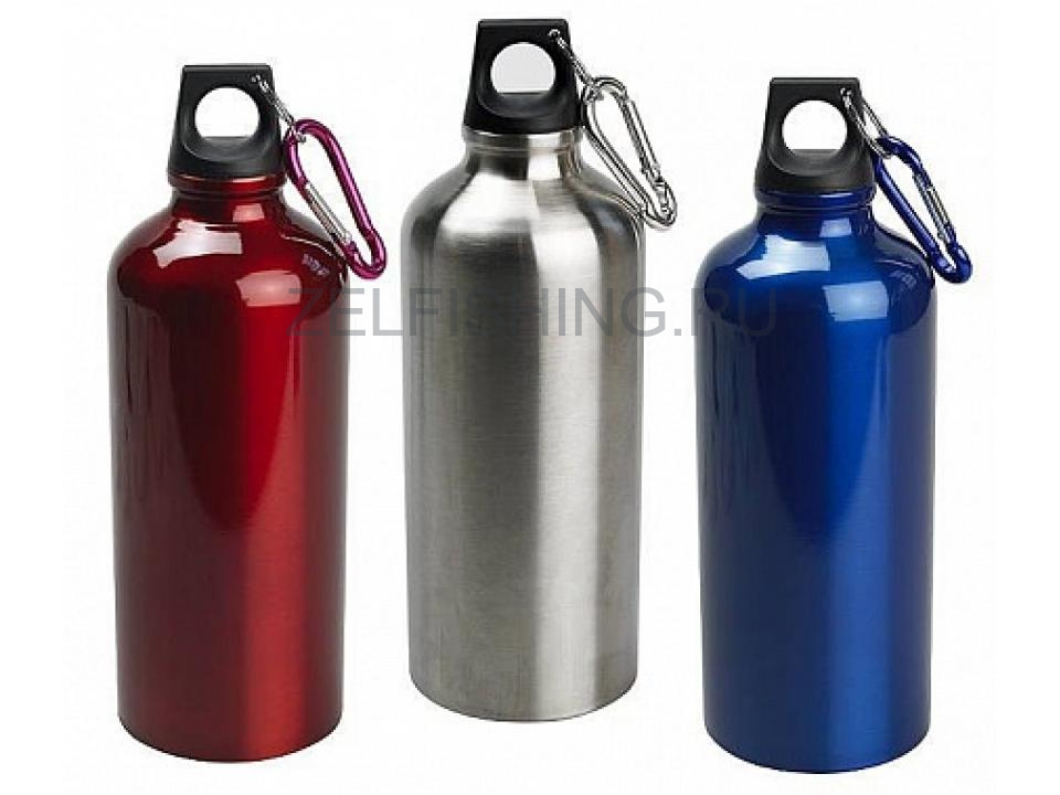 Бутылка питьевая Следопыт алюм. с карабином PF-BD-А