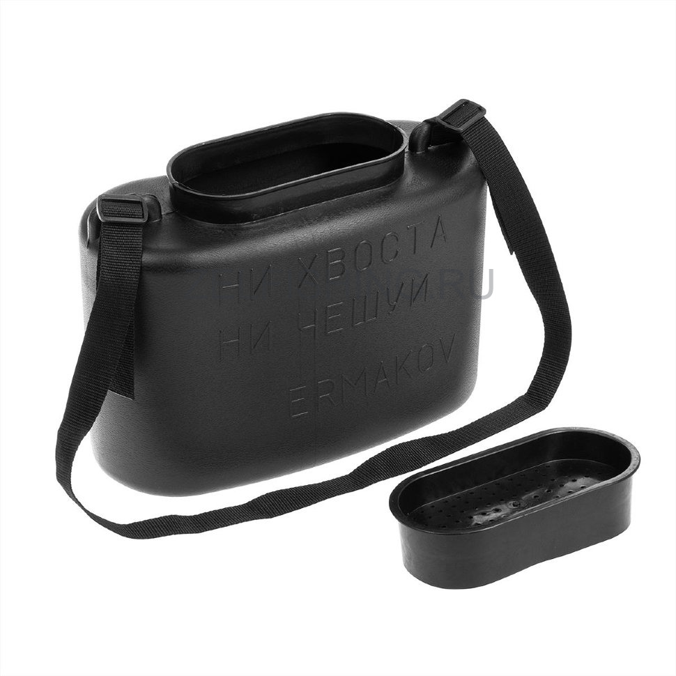 кан для живца пластик черный