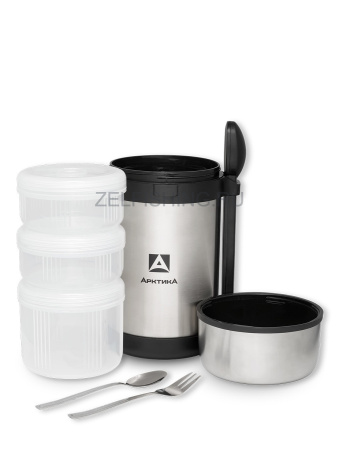 Термос Арктика 403-1500 для еды с тремя контейнерами (1.5л)