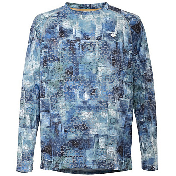 Футболка FHM Mark Принт голубой