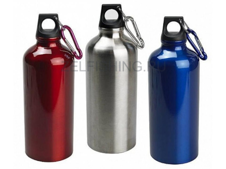 Бутылка питьевая Следопыт алюм. с карабином PF-BD-А