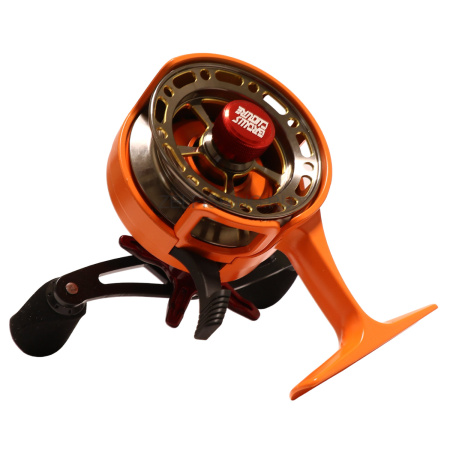 Катушка инерционная (зимняя) Grows Culture Jigit Left оранж.