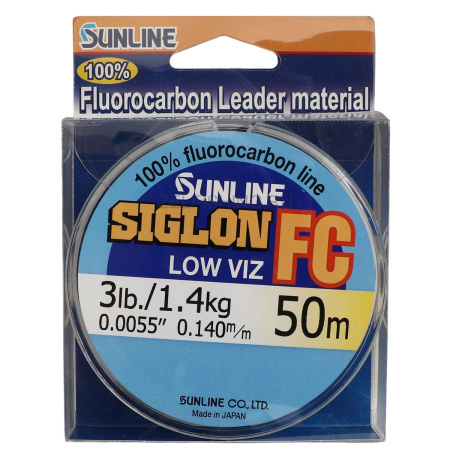 Леска флюорокарбоновая Sunline Siglon FC 50m #0.6/0.14мм