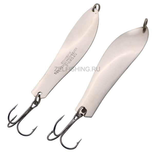 Блесна Колебалка-Питер Профи-2 95мм 18г никель