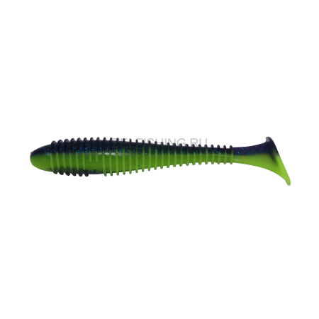 Силиконовая приманка Keitech Swing Impact Fat 6,8" PAL#06 Violet Lime Belly