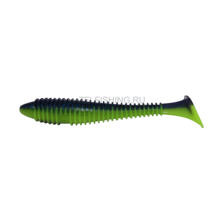 Силиконовая приманка Keitech Swing Impact Fat 7,8" PAL#06T Violet Lime Belly