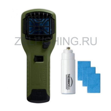 Прибор противомоскитный Thermacell MR-300 Olive Repeller +1 газовый картридж  и 3 пластины