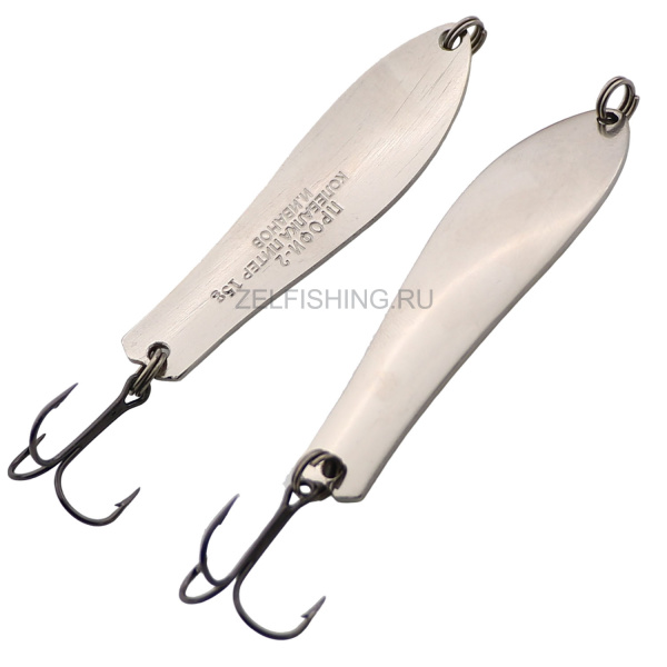 Блесна Колебалка-Питер Профи-2 75мм 20г никель