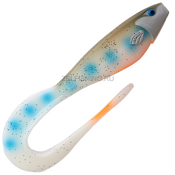 Силиконовая приманка Frapp Tricky Tail Painted colors 10"