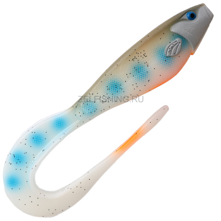 Приманка силиконовая Frapp Tricky Tail Painted 8" #117